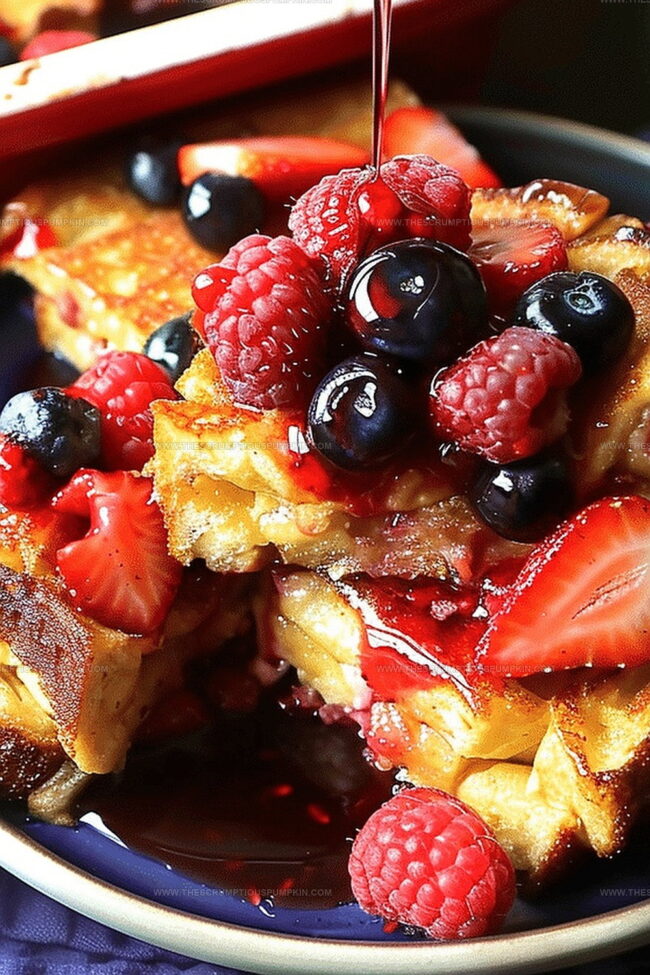 The Sweet Charm of Summer Berry French Toast