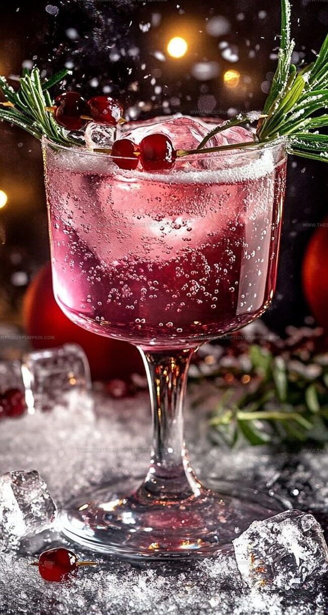 Why Sparkling Mistletoe Cosmo Feels Like A Toast
