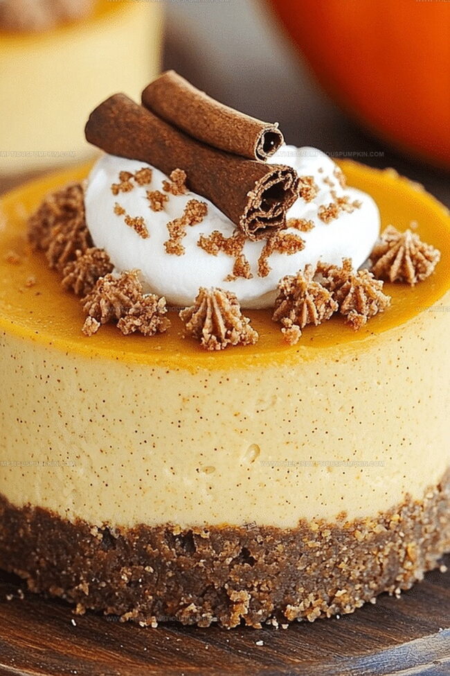 Healthy Pumpkin Cheesecakes to Enjoy Guilt-Free