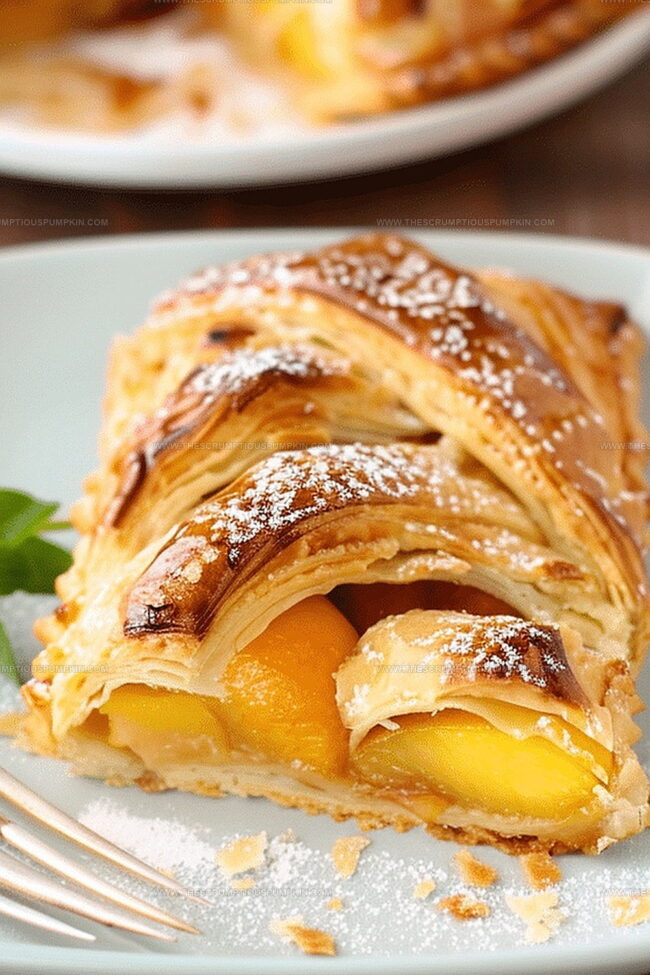 Peach Puff Pastry for Sweet Mornings