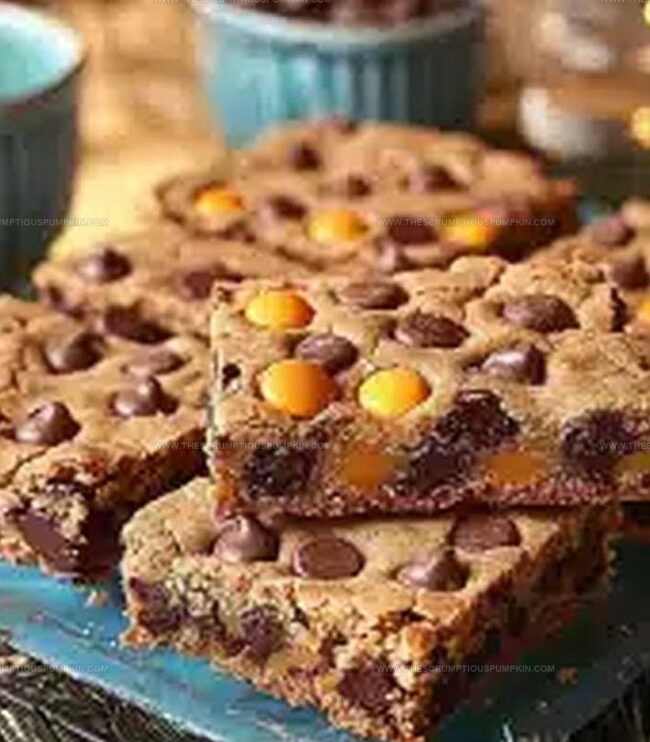 How To Make Reeces Pieces Chocolate Chip Cookie Bars