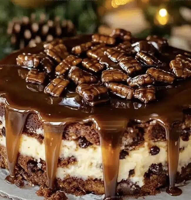 Caramel Turtle Poke Cake Easy Prep