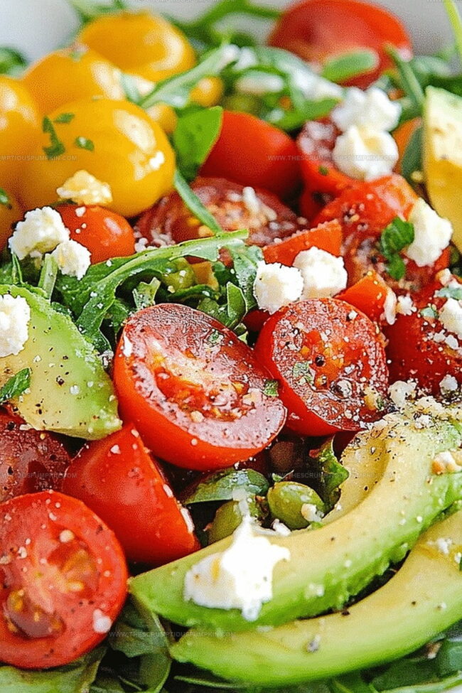 What Makes Tomato, Avocado and Arugula Salad a Winner
