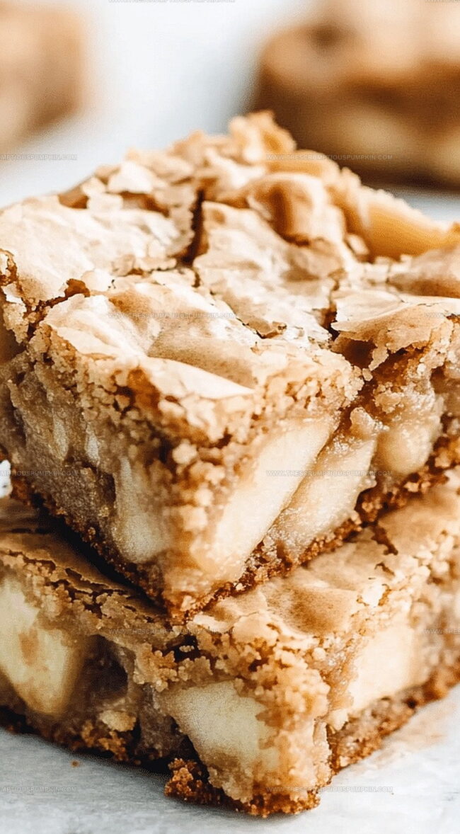 Why Brown Butter Apple Blondies Delight