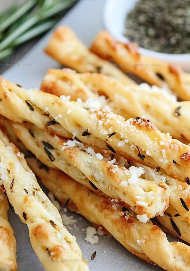 How To Bake Rosemary Parmesan Cheese Straws