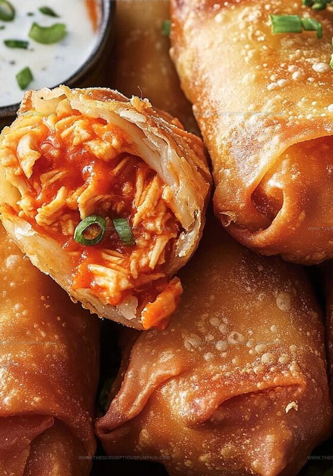 How To Make Buffalo Chicken Egg Rolls