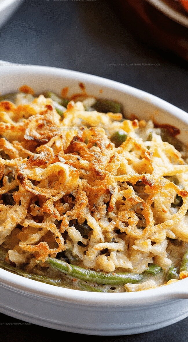 Easy Thanksgiving Green Bean Casserole: Crowd Favorite