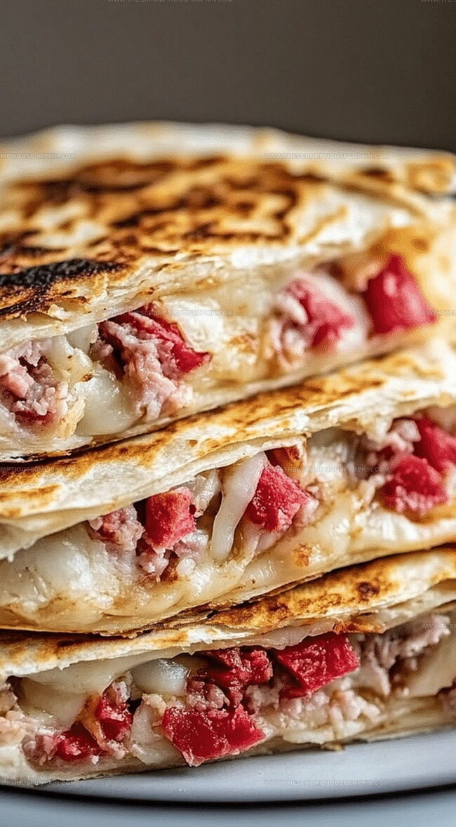 Pro Chef Reuben Quesadilla Tips