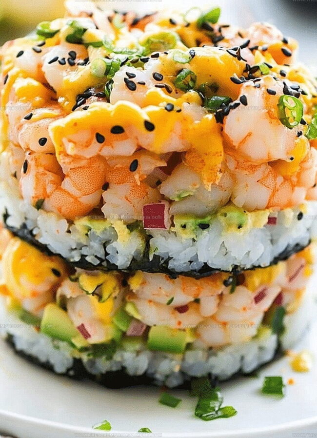 Variations for Spicy Shrimp Sushi Stacks