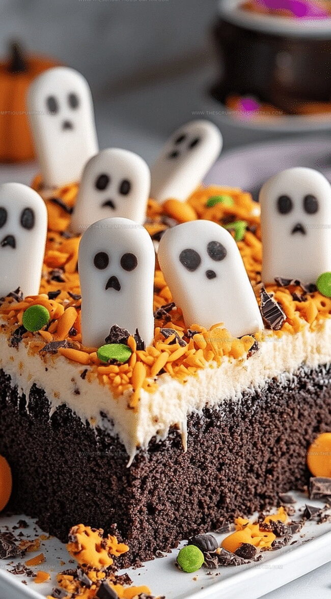 Why Halloween Graveyard Chocolate Poke Cake Is Fun