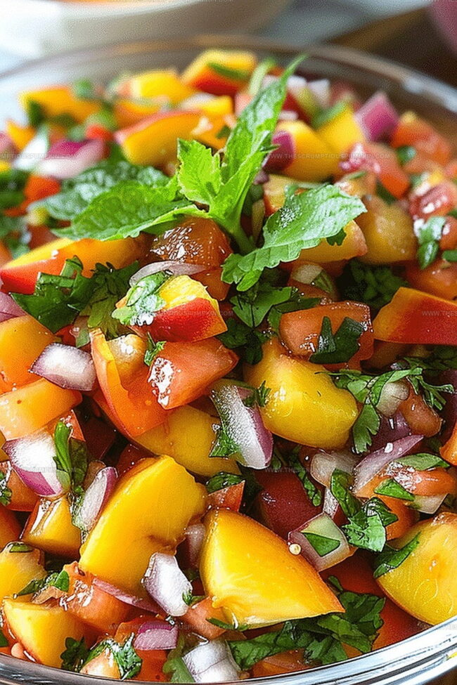 Fresh and Zesty Peach Salsa to Brighten Any Meal
