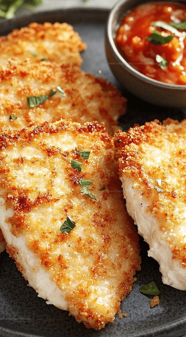 Crispy Air Fryer Parmesan Chicken with Mayo Magic