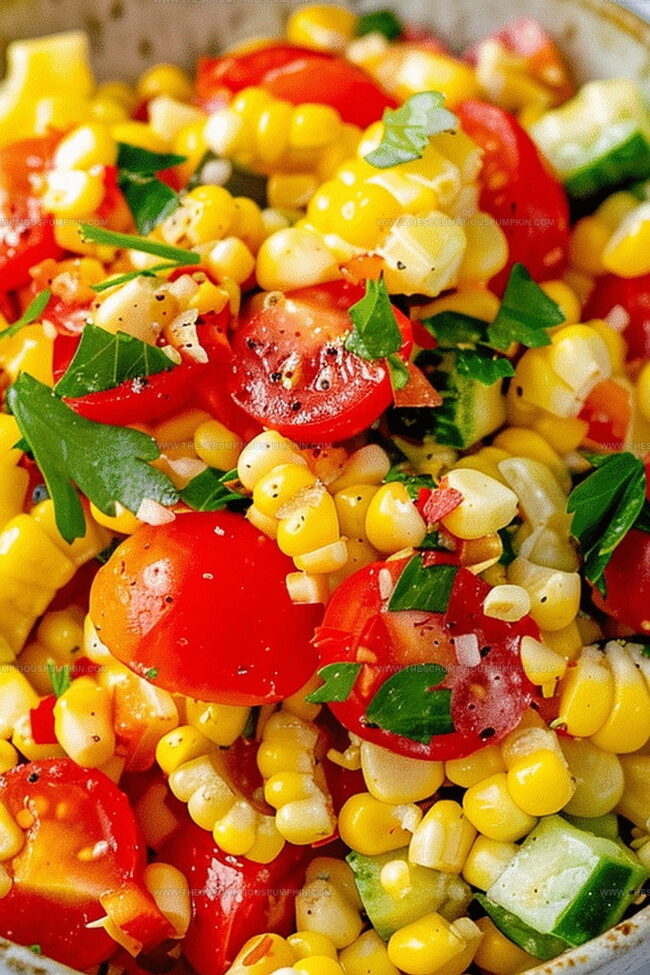 Corn and Tomato Salad Bursting with Fresh Flavors