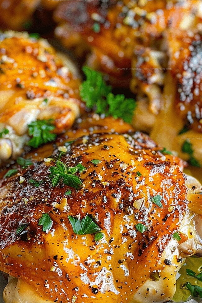 Juicy Baked Chicken Thighs, Always Golden and Crisp