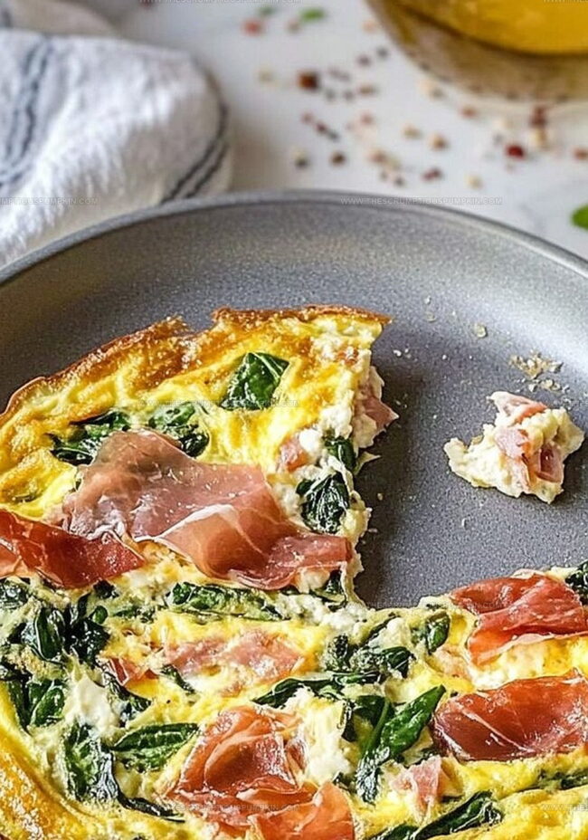 How to Make a Prosciutto Spinach Frittata That Wows