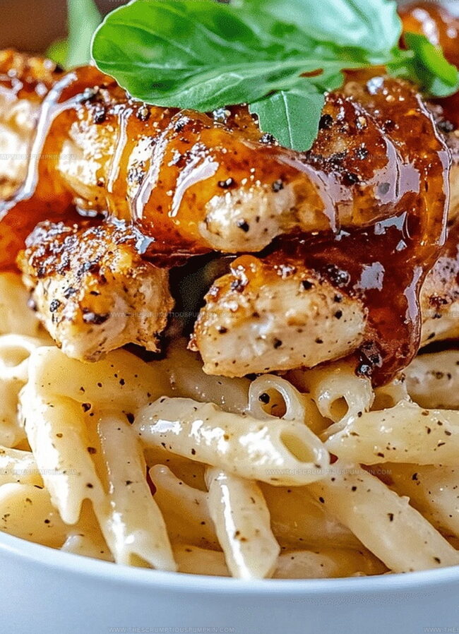 Pasta Variations with Chicken and Honey Pepper