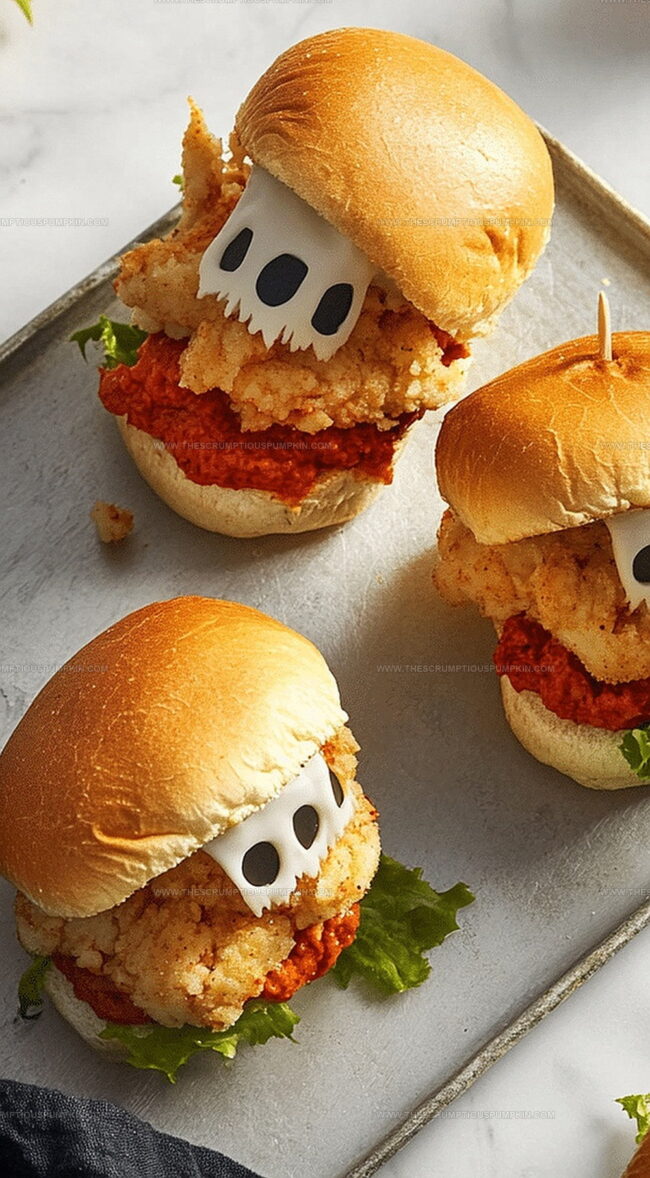 Why Halloween Chicken Parmesan Sliders Are a Hit