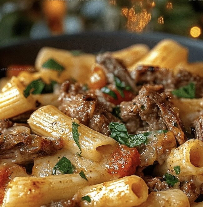 How to Make Philly Cheesesteak Pasta Easily