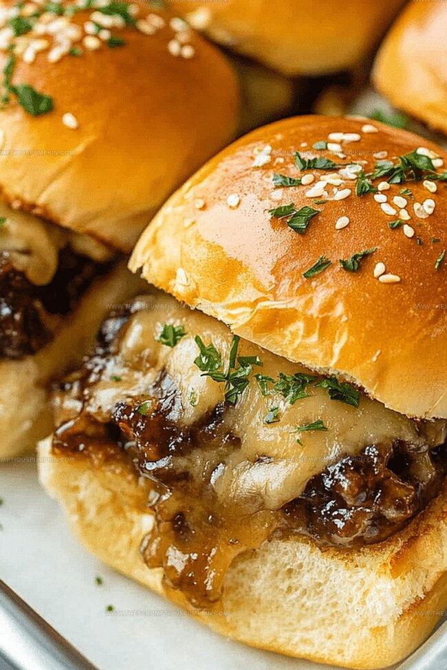 Make Game Day Special with French Dip Sliders