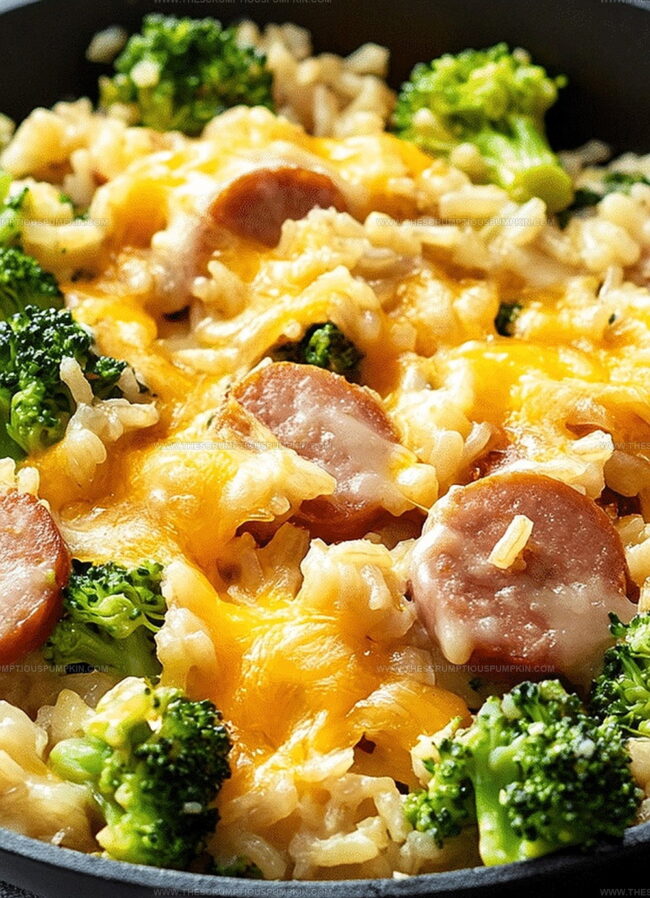 Tips for Cheesy Kielbasa Rice And Broccoli Skillet
