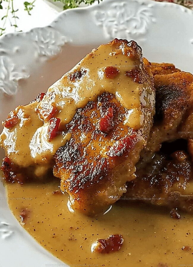 Flavor Variations for Pork Chops and Bacon Gravy