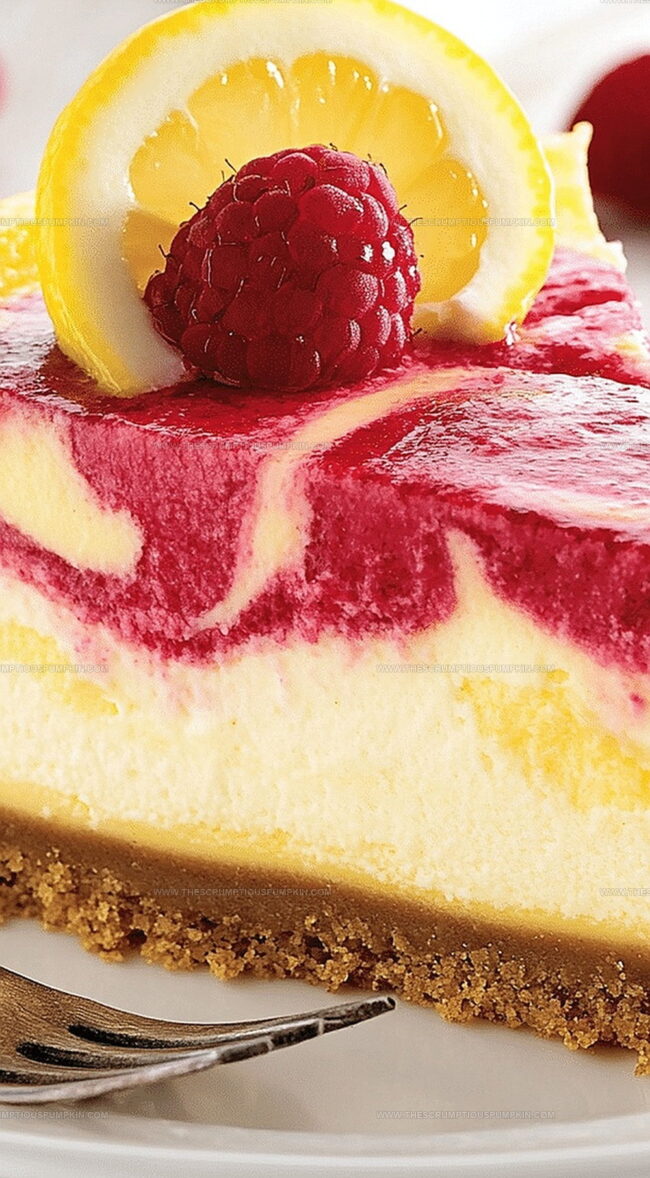 Pro Tips For Lemon Raspberry Swirl Cheesecake
