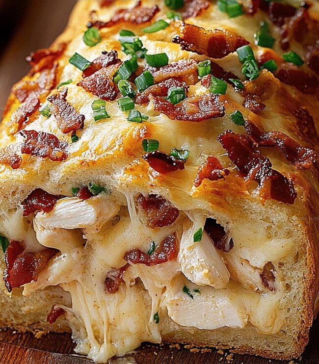 How To Prepare Chicken Bacon Ranch Stuffed Bread