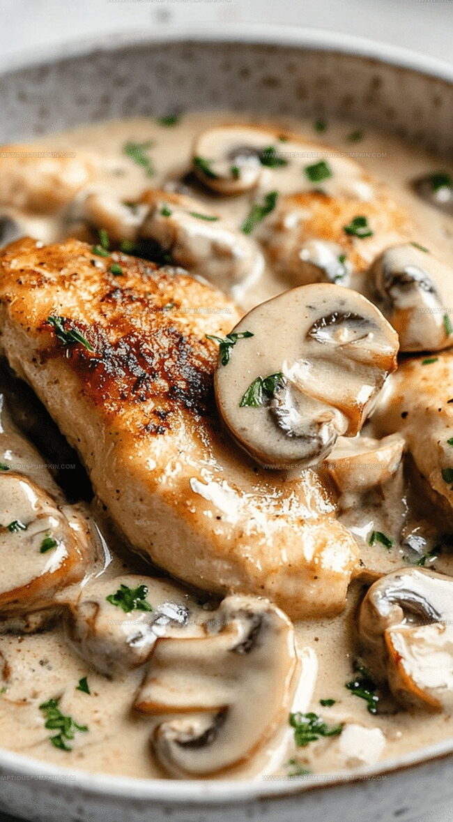 Creamy Mushroom Chicken Full of Flavor