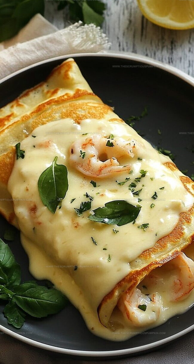 Why Seafood Crepes With Bechamel Are So Elegant