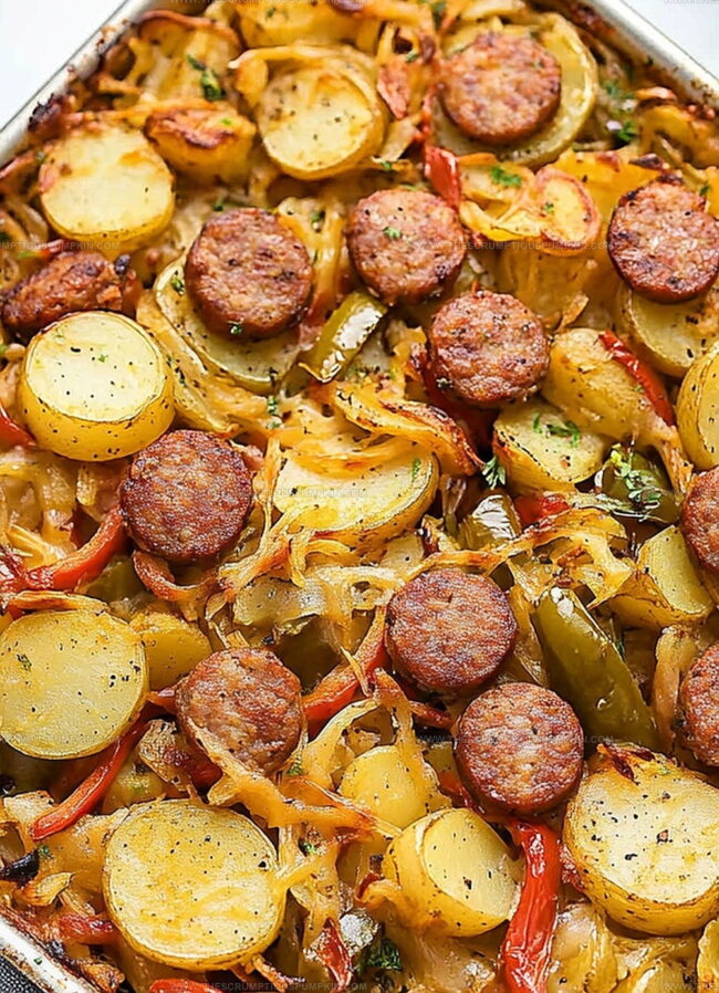 Flavor Twists for Potato Pepper Sausage Bake
