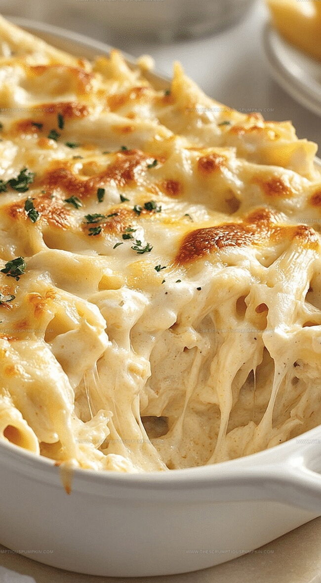 Chicken Alfredo Casserole That Melts in Your Mouth
