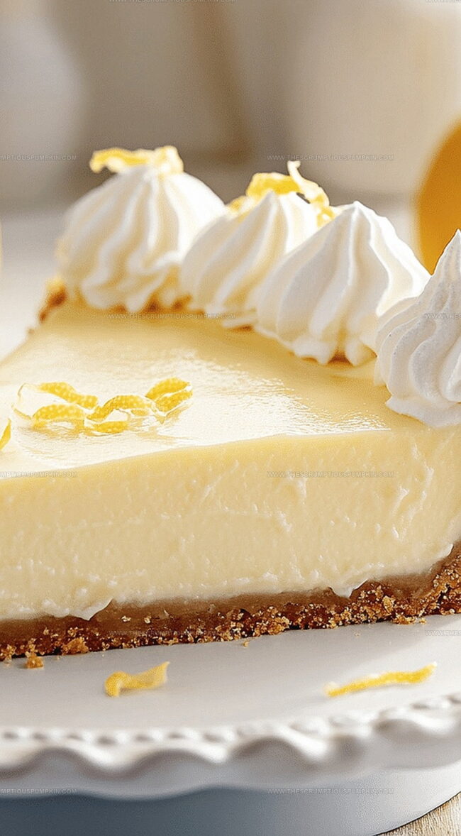 Why Creamy Lemon Pie Is Refreshing
