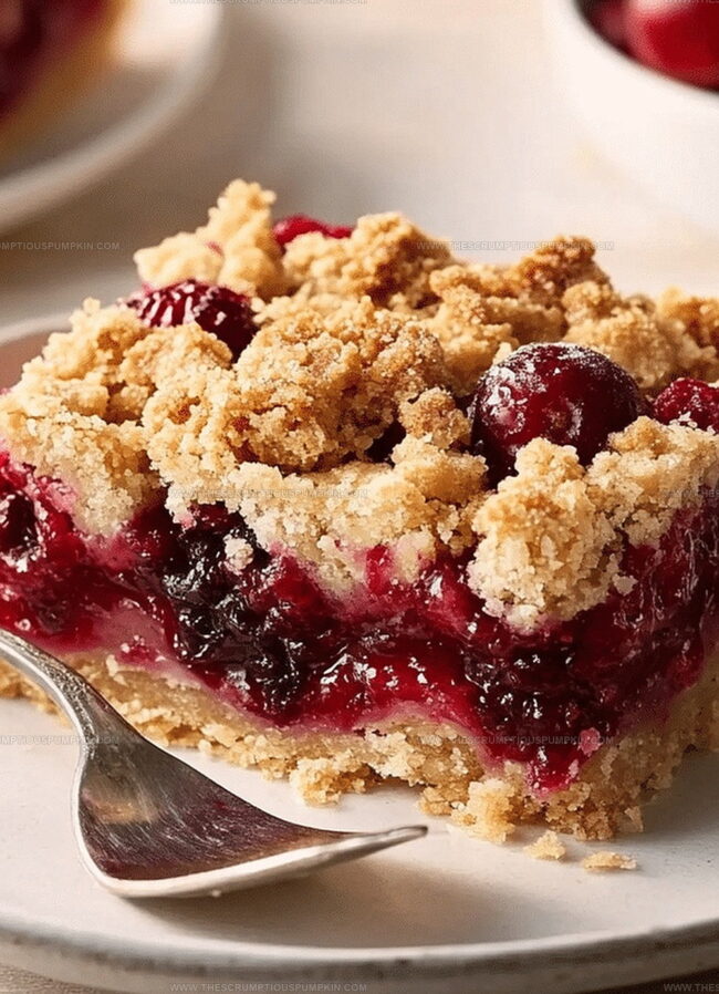 Cranberry Crumble Pie Bars Tips