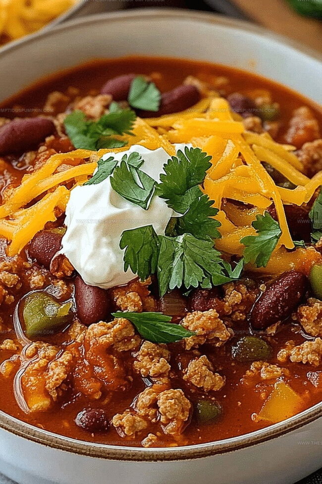 Classic Turkey Chili Full of Flavor and Comfort