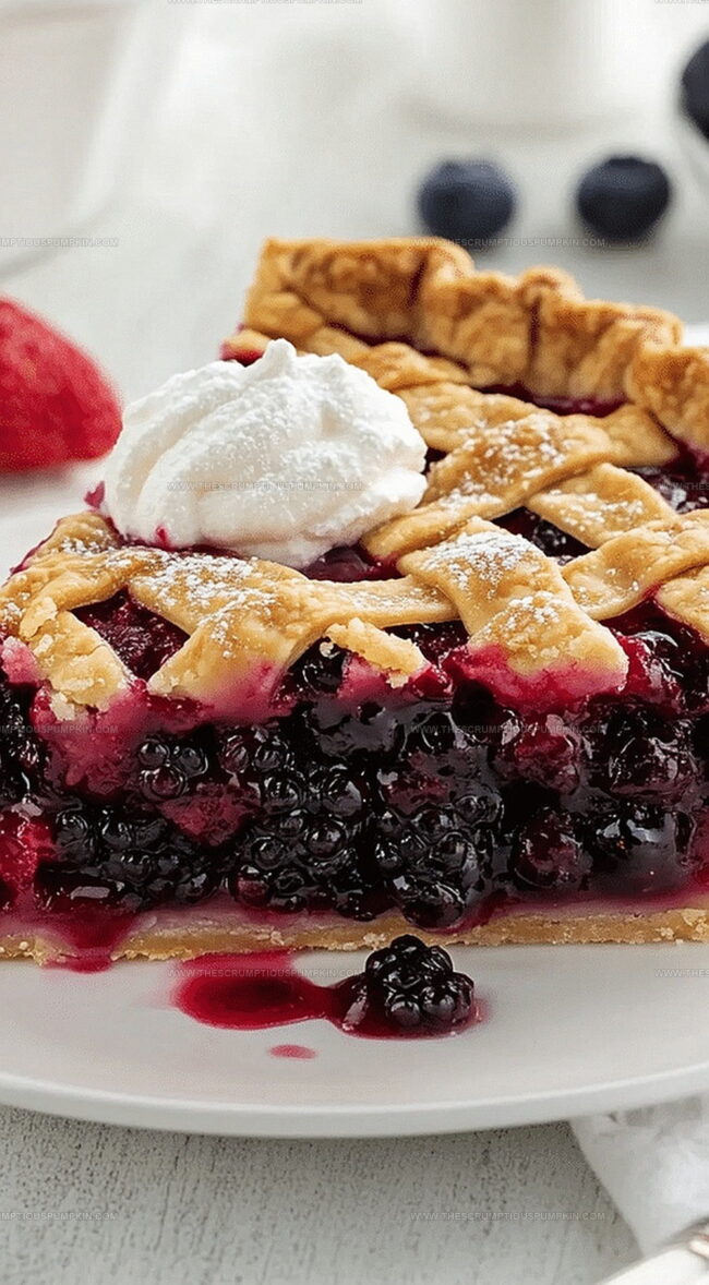 Why Triple Berry Pie Is Delicious