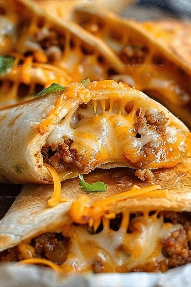 Why Loaded Cheesy Pocket Tacos Hit The Spot