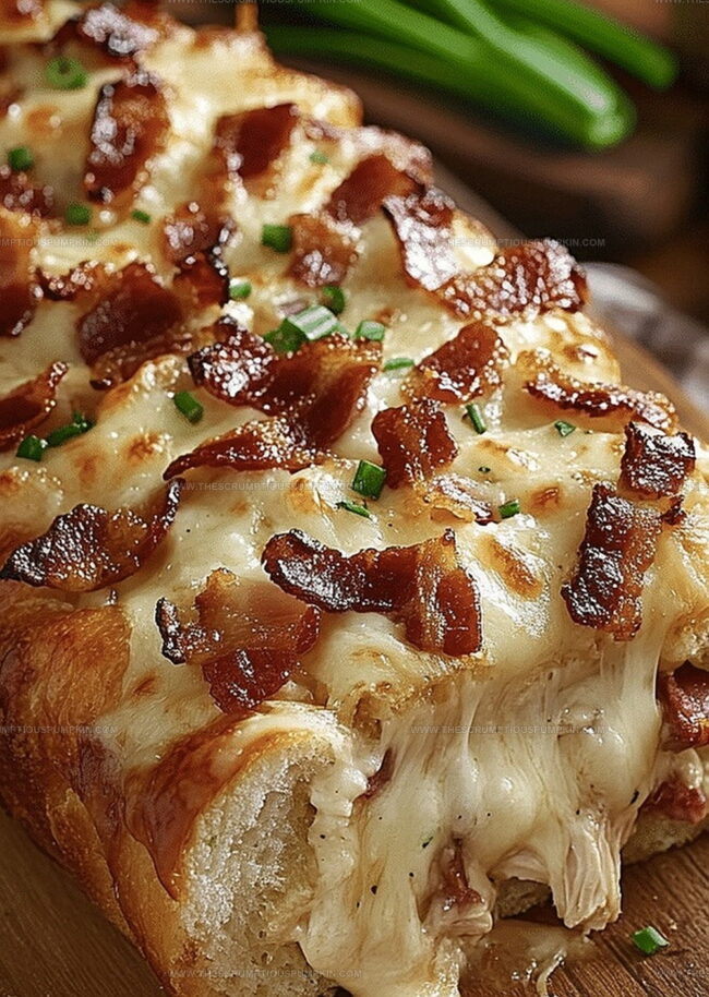 Why Chicken Bacon Ranch Stuffed Bread Is So Satisfying