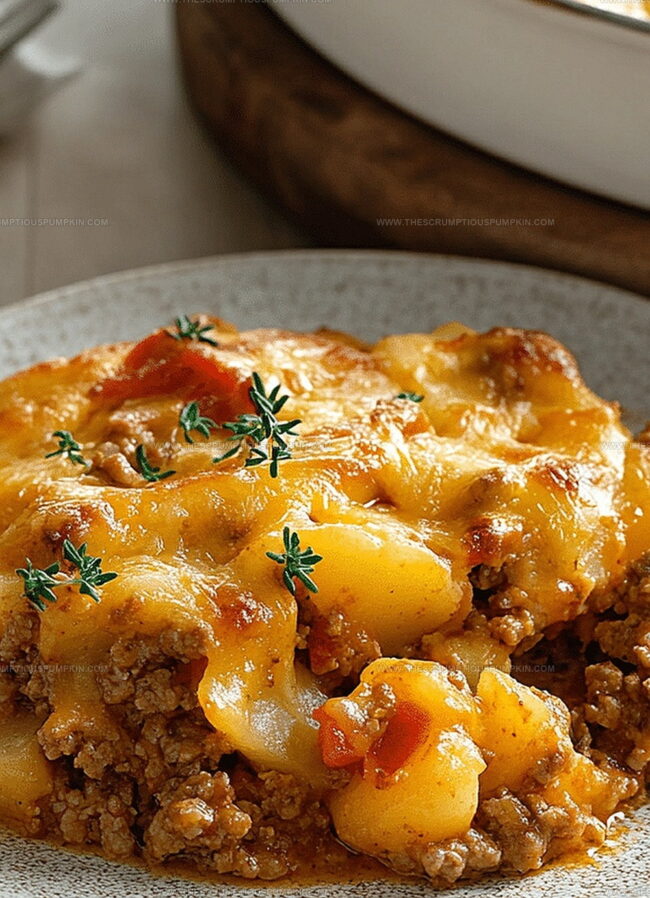 Variations For Cheesy Ground Beef And Potatoes