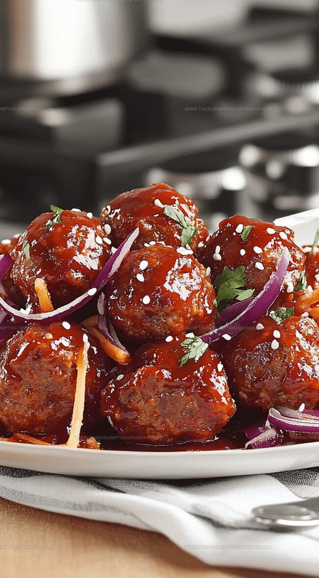 Pineapple BBQ Meatballs Overview