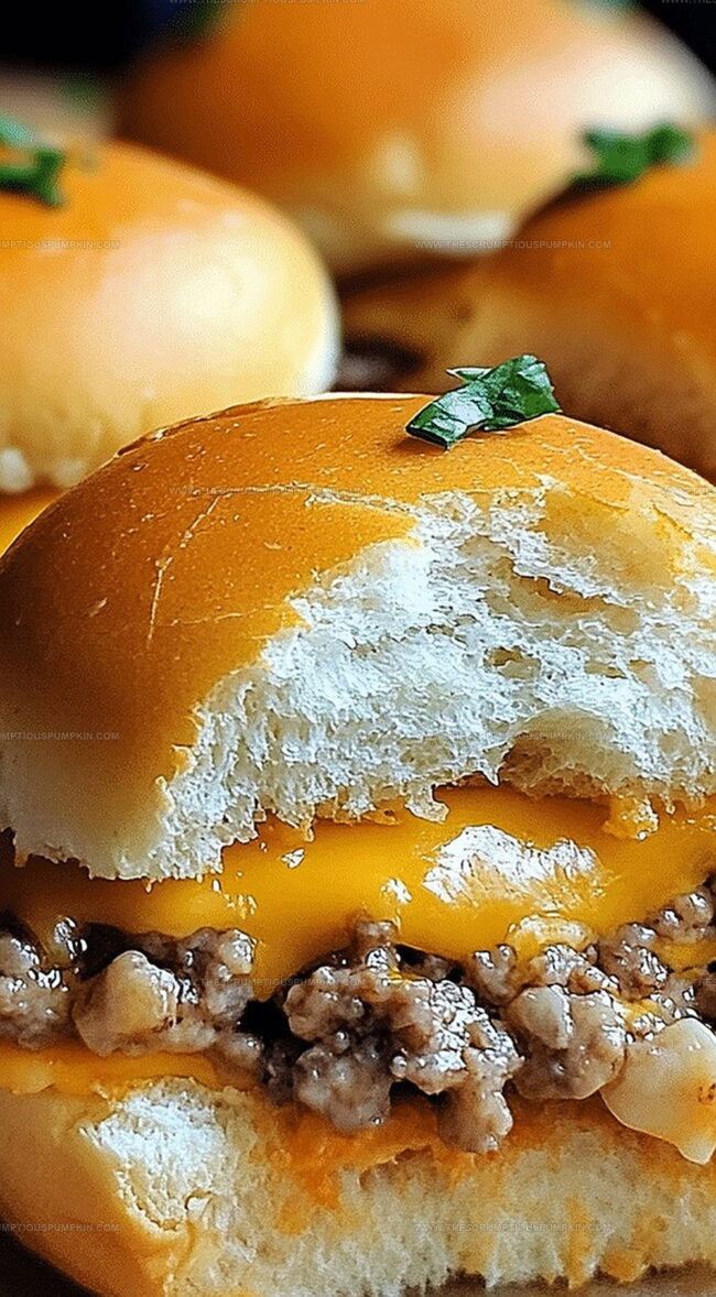 Cheeseburger Sliders Overview