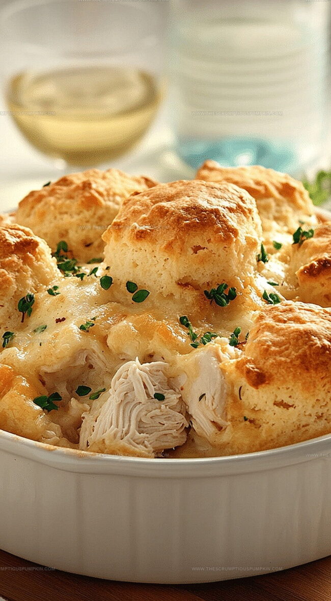Chicken Cobbler with Red Lobster Biscuit Mix Magic