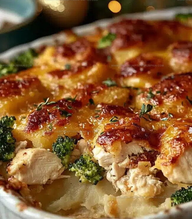 Baked Potato Chicken And Broccoli Casserole Easy Steps