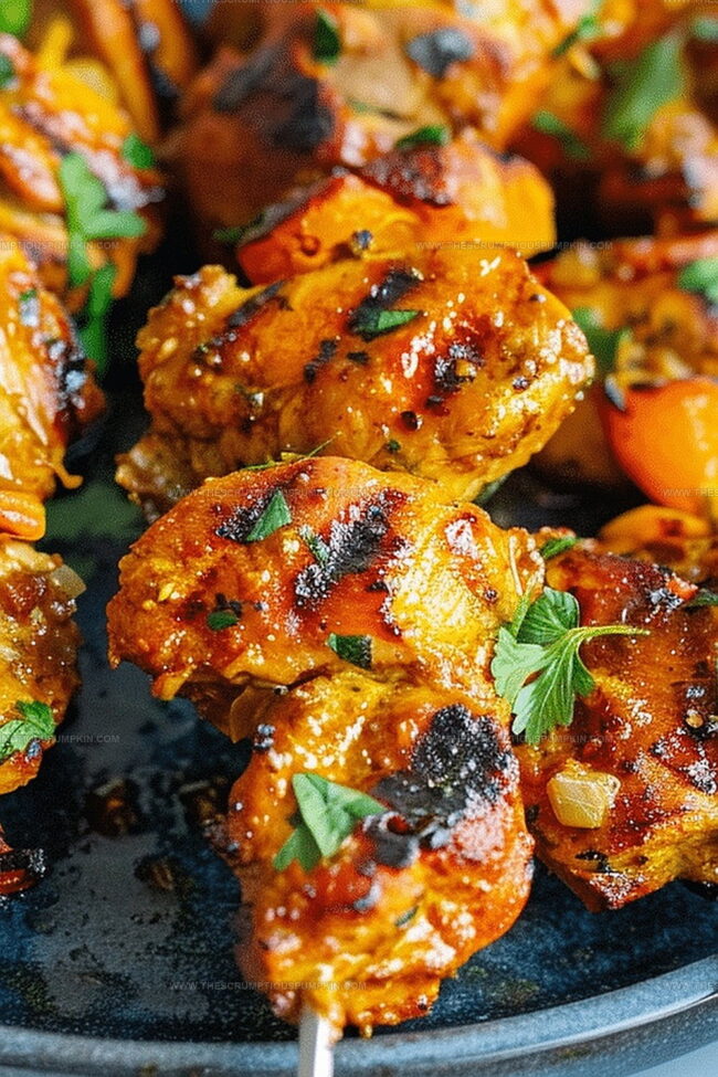 Curried Apricot Chicken Sosaties Bursting with Flavor