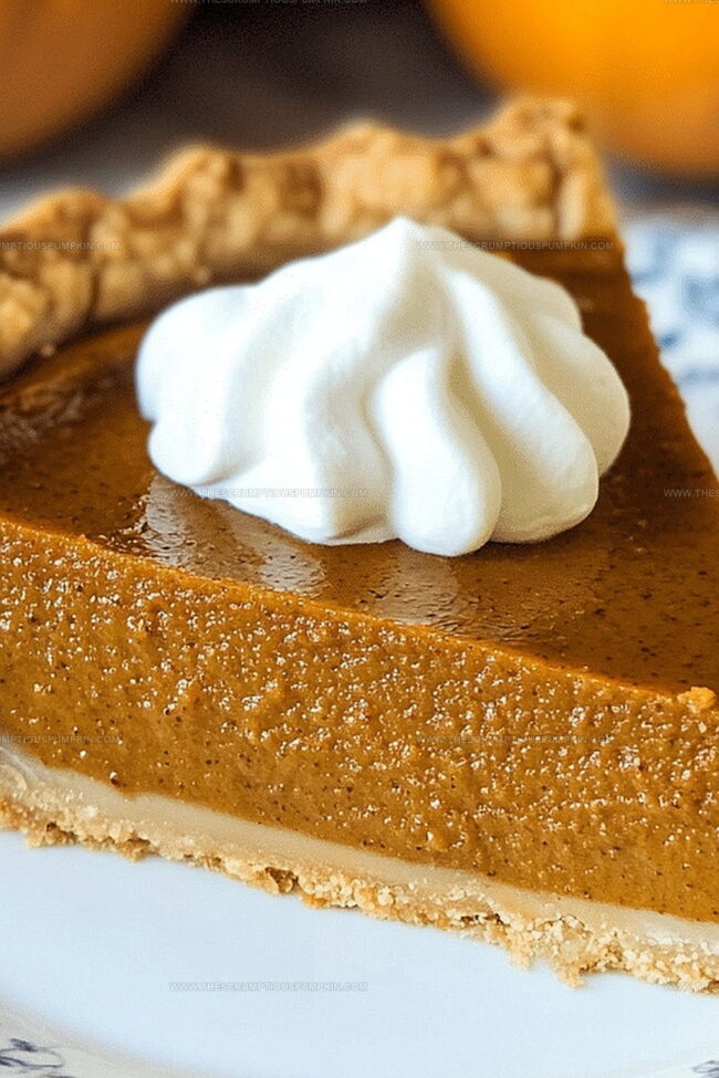 Why Pumpkin Pie with Sweetened Condensed Milk Is So Creamy