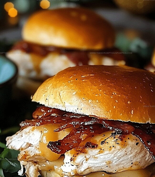How To Assemble Chicken Bacon Ranch Sliders