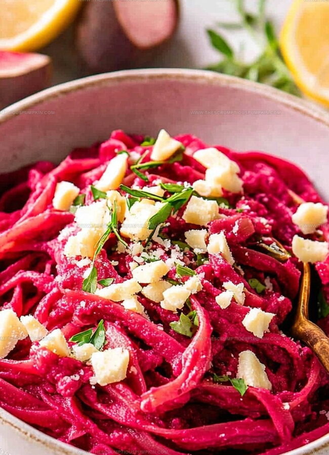 Flavor Variations for Beet Pasta Sauce