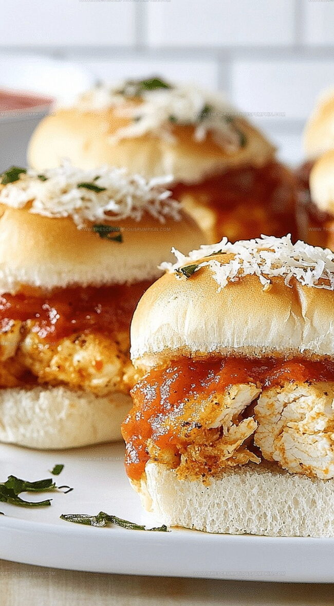 Chef’s Tips For Parmesan Chicken Sliders