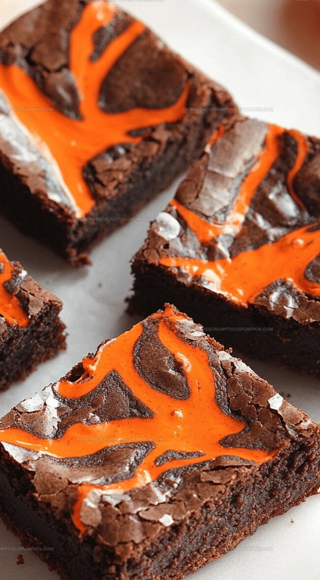 Why Halloween Swirl Cream Cheese Brownies Rock