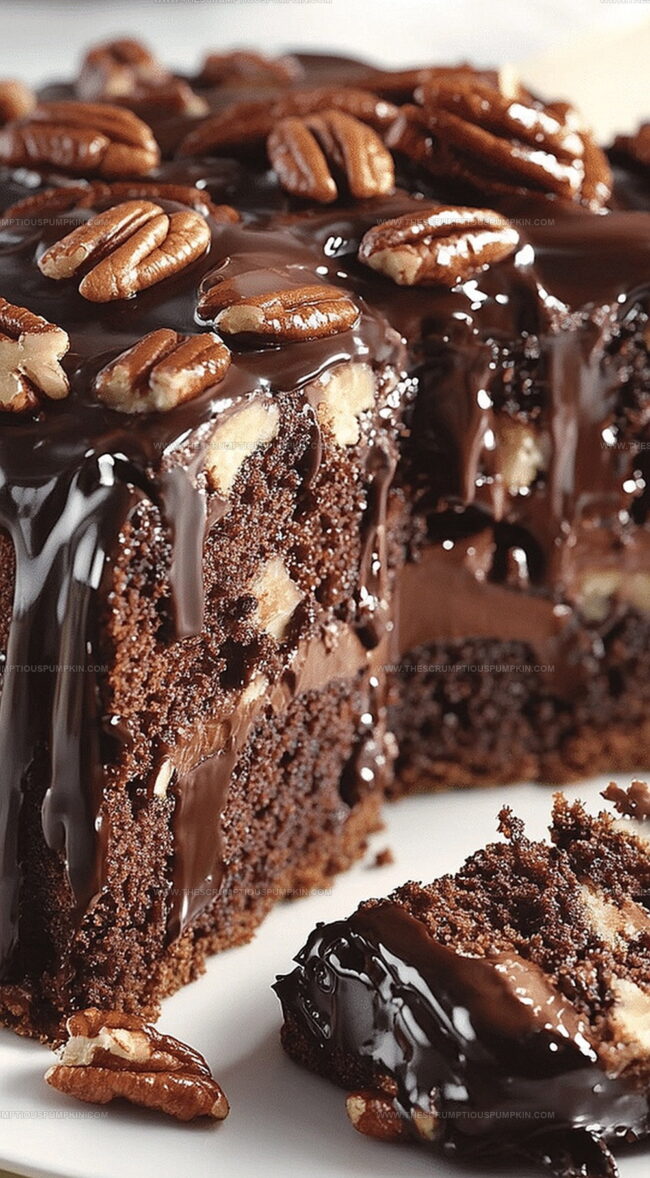 Chocolate Pecan Dream Cake Recipe Highlights