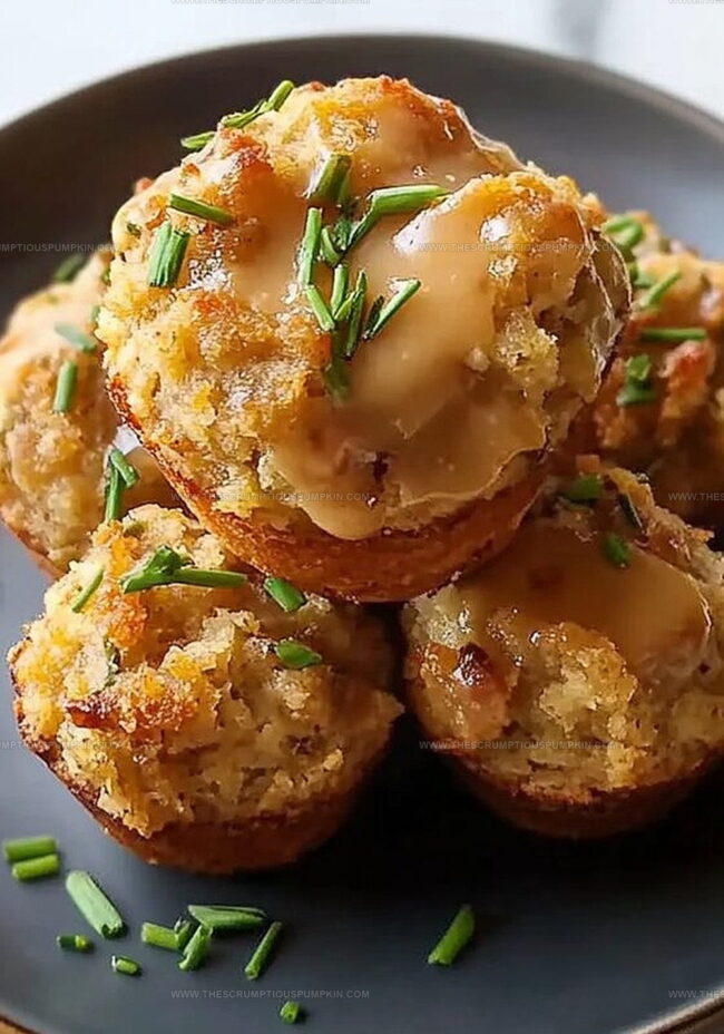 Tasty Twists On Gravy-Stuffed Stuffing Muffins